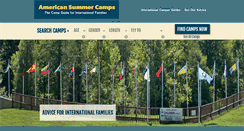 Desktop Screenshot of americansummercamps.com